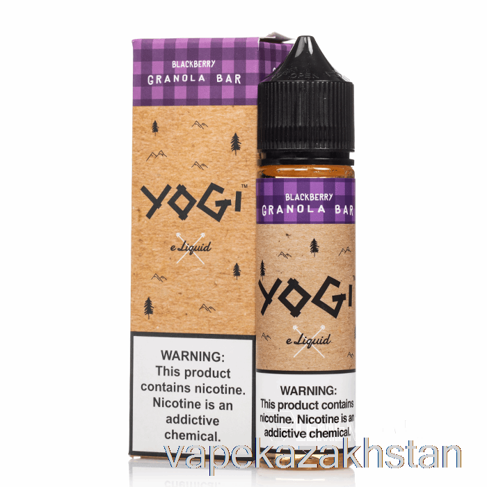 Vape Disposable Blackberry Granola Bar - Yogi E-Liquid - 60mL 0mg